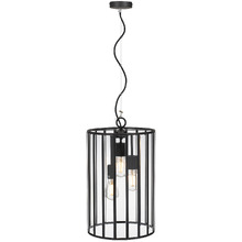 Vezni 3 Light Metal & Glass Pendant